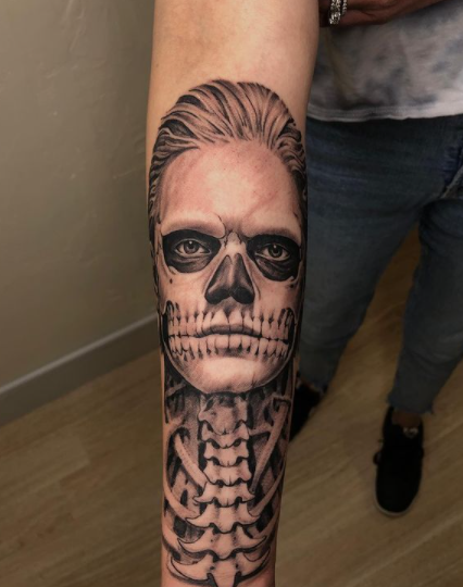tattoos/ - Oak Adams Skull Face Tattoo - 142969